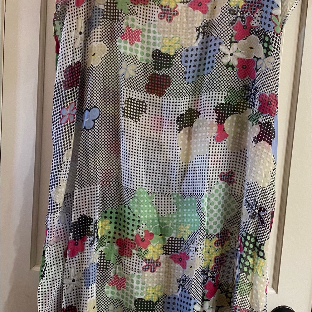 Karl Lagerfeld Kaftan Caftan Cover Up 
Long Floral 
Multi Color